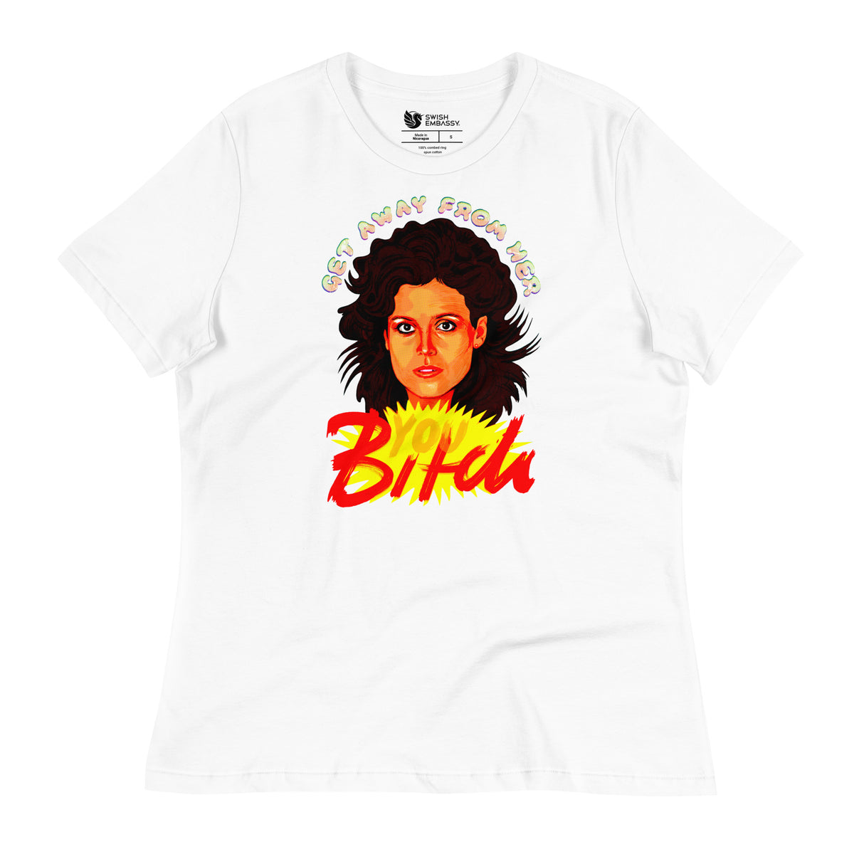 Get Away From Her (Women's Relaxed T-Shirt)-Women's T-Shirts-Swish Embassy