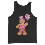 Gingerbread Drag Queen (Tank Top)-Christmas Tank Tops-Swish Embassy