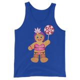 Gingerbread Drag Queen (Tank Top)-Christmas Tank Tops-Swish Embassy