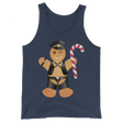 Gingerbread Leather Man (Tank Top)-Christmas Tank Tops-Swish Embassy