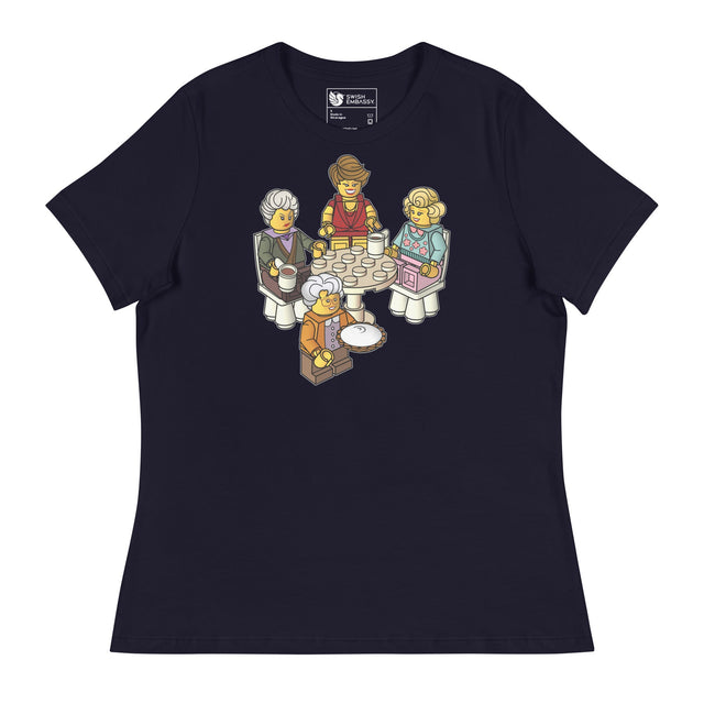 Golden Girls Blocks (Women's Relaxed T-Shirt)-Women's T-Shirts-Swish Embassy