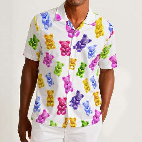 Gummy Bear (Cotton Button Shirt)-Cotton Button Shirt-Swish Embassy