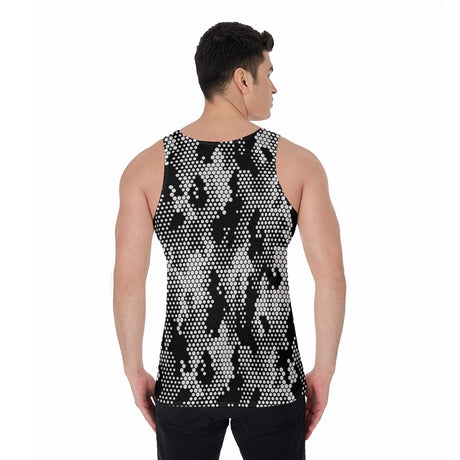Halftone Camo (Allover Tank Top)-Allover Tank Top-Swish Embassy