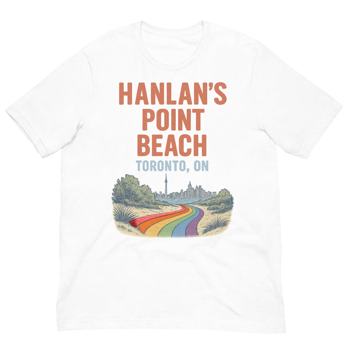 Hanlan's Point Beach-T-Shirts-Swish Embassy