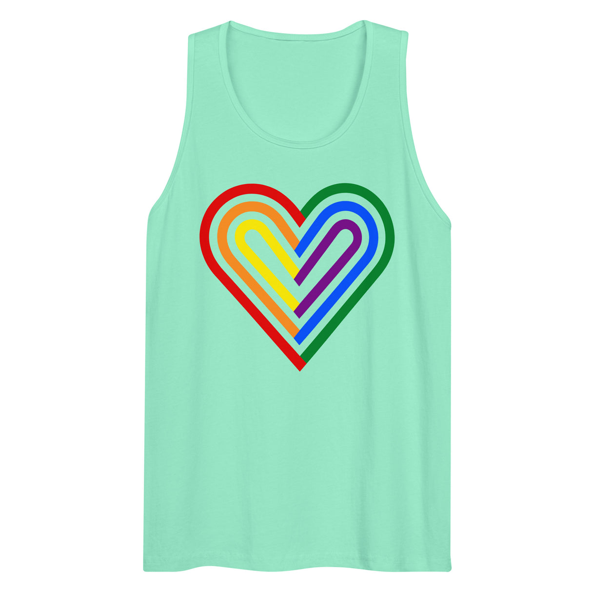 Heart On (Tank Top)-Tank Top-Swish Embassy