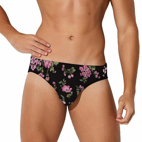 Hint of Floral (Swim Briefs)-Swim Briefs-Swish Embassy