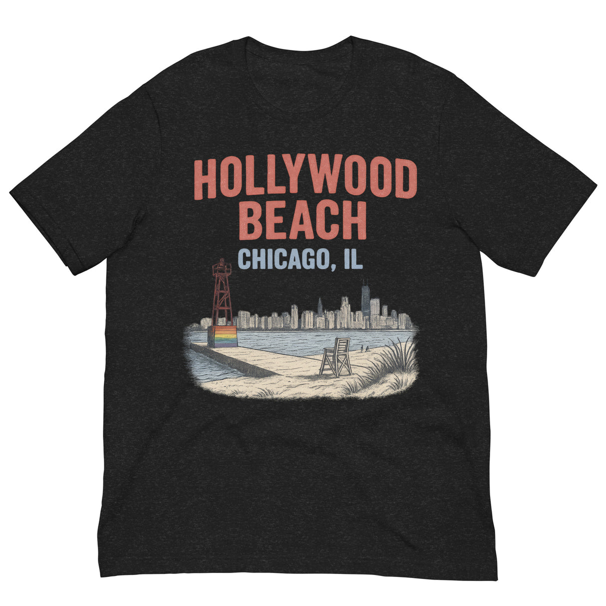 Hollywood Beach-T-Shirts-Swish Embassy