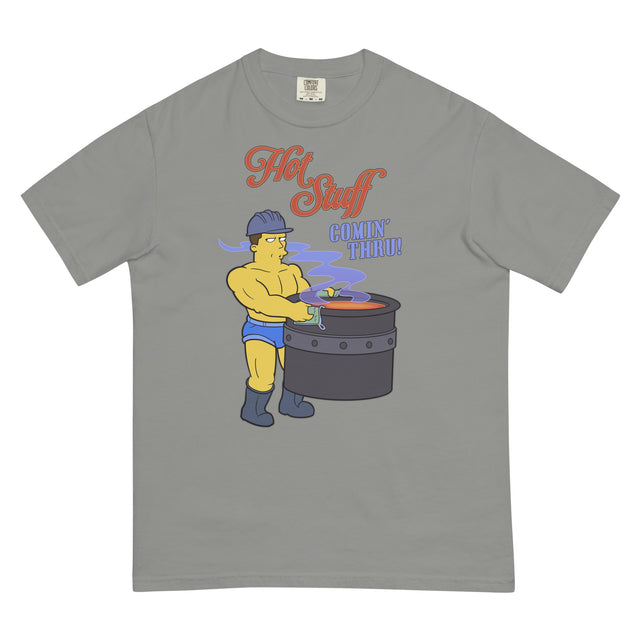 Hot Stuff Comin’ Thru (Boxy Tee)-Boxy T-Shirt-Swish Embassy