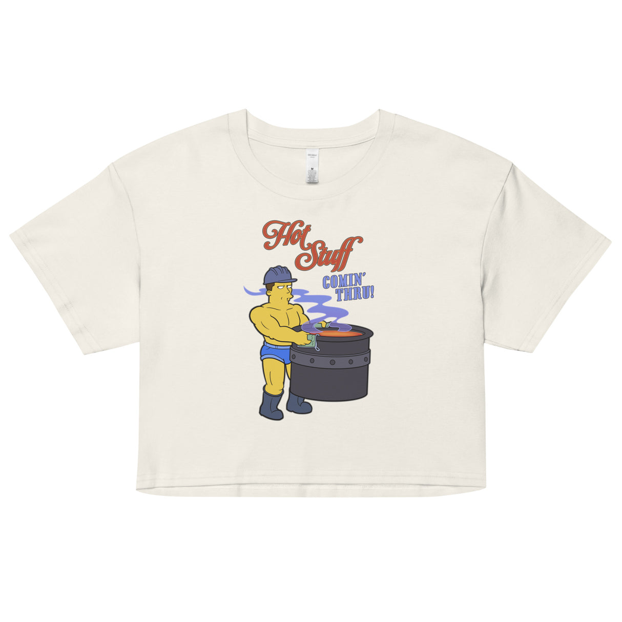Hot Stuff Comin’ Thru (Crop Top)-Crop Top-Swish Embassy