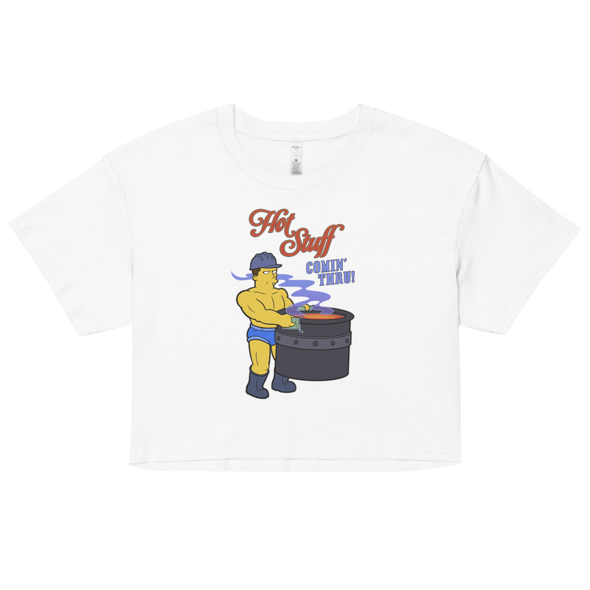Hot Stuff Comin’ Thru (Crop Top)-Crop Top-Swish Embassy