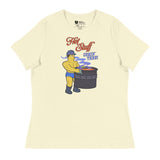 Hot Stuff Comin’ Thru (Women's Relaxed T-Shirt)-Women's T-Shirts-Swish Embassy