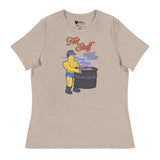 Hot Stuff Comin’ Thru (Women's Relaxed T-Shirt)-Women's T-Shirts-Swish Embassy