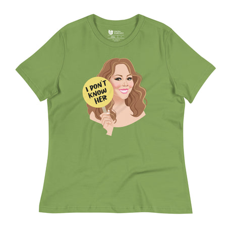 I Don't Know Her (Women's Relaxed T-Shirt)-Women's T-Shirts-Swish Embassy