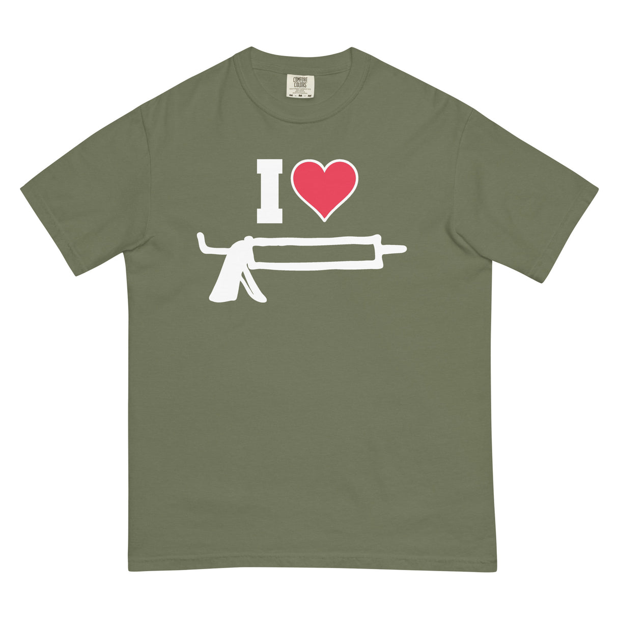 I Love Caulk (Boxy Tee)-Boxy T-Shirt-Swish Embassy