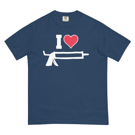 I Love Caulk (Boxy Tee)-Boxy T-Shirt-Swish Embassy