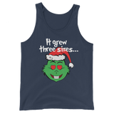 It Grew Three Sizes (Tank Top)-Christmas Tank Tops-Swish Embassy