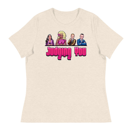 Judging You (Women's Relaxed T-Shirt)-Women's T-Shirts-Swish Embassy
