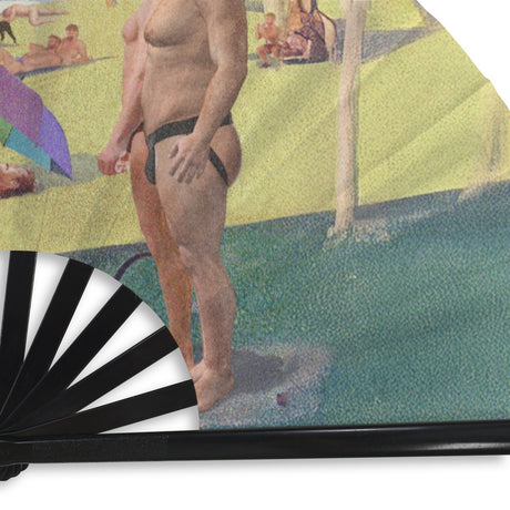 La Grande Jock (Folding Clack Fan)-Folding Fans-Swish Embassy