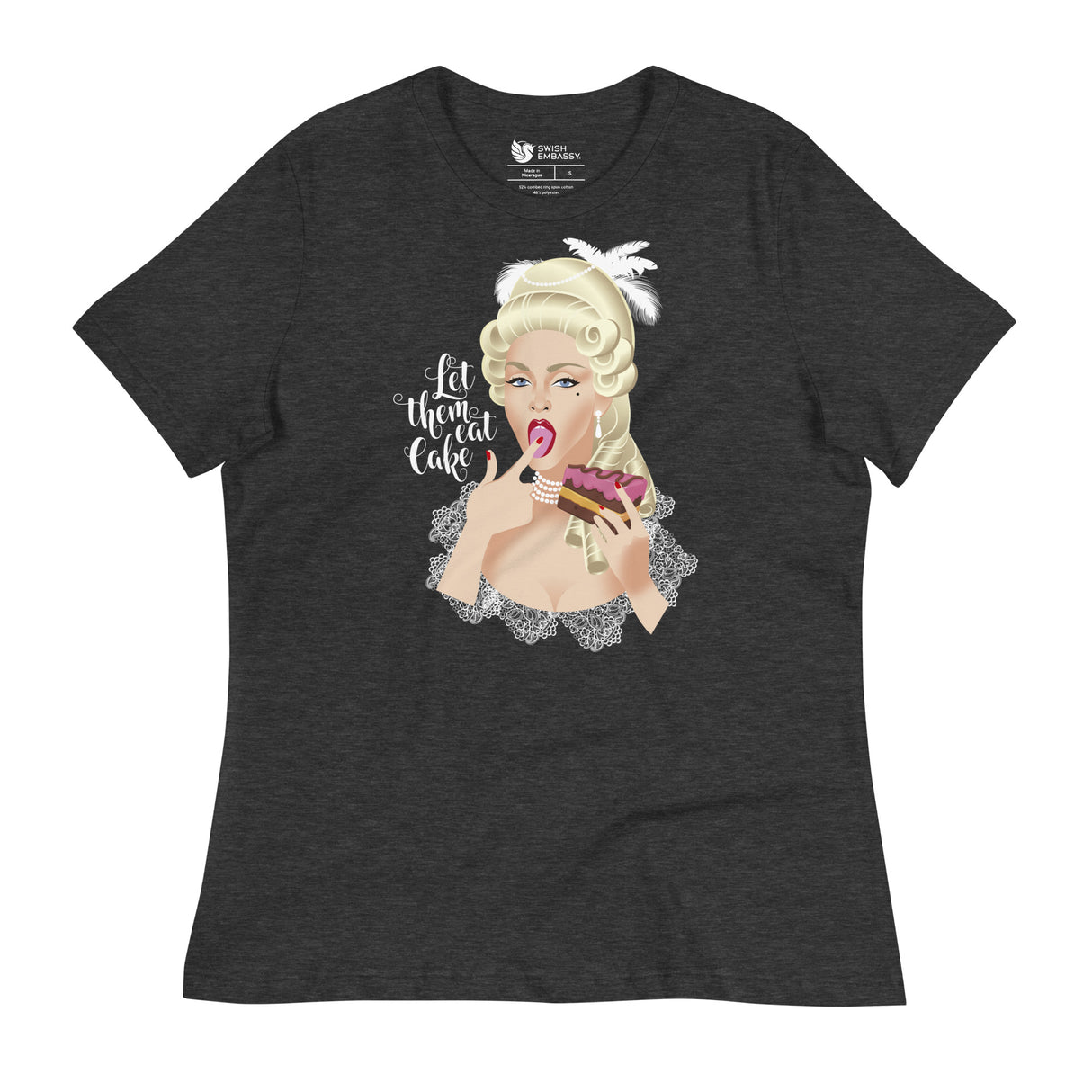 Let Them Eat Cake (Women's Relaxed T-Shirt)-Women's T-Shirts-Swish Embassy