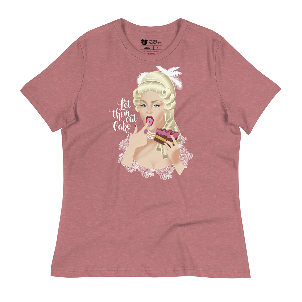 Let Them Eat Cake (Women's Relaxed T-Shirt)-Women's T-Shirts-Swish Embassy
