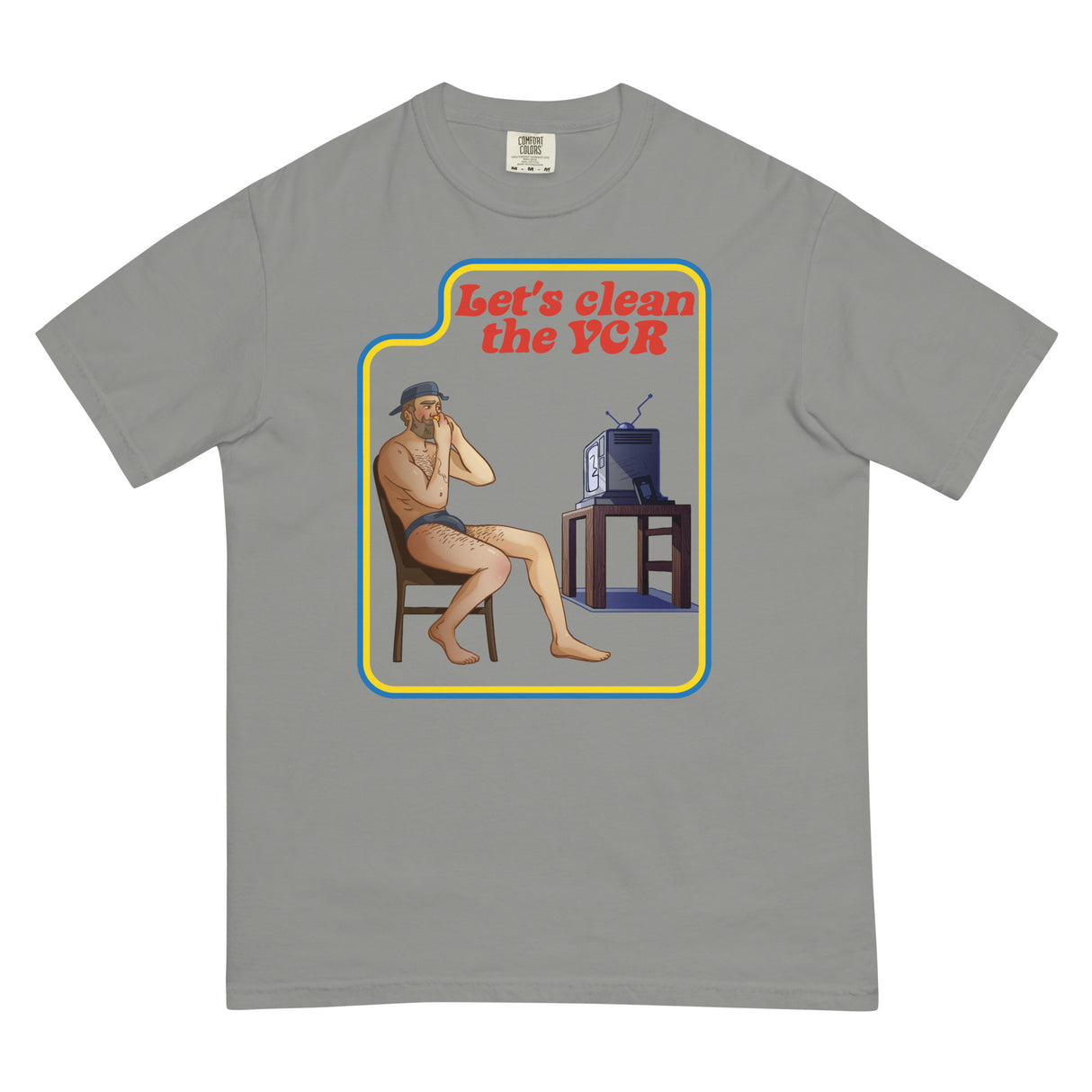 Let's Clean the VCR (Boxy Tee)-Boxy T-Shirt-Swish Embassy