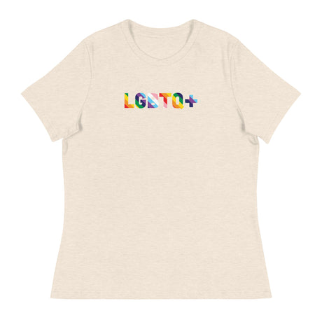 LGBTQ+ (Women's Relaxed T-Shirt)-Women's T-Shirts-Swish Embassy