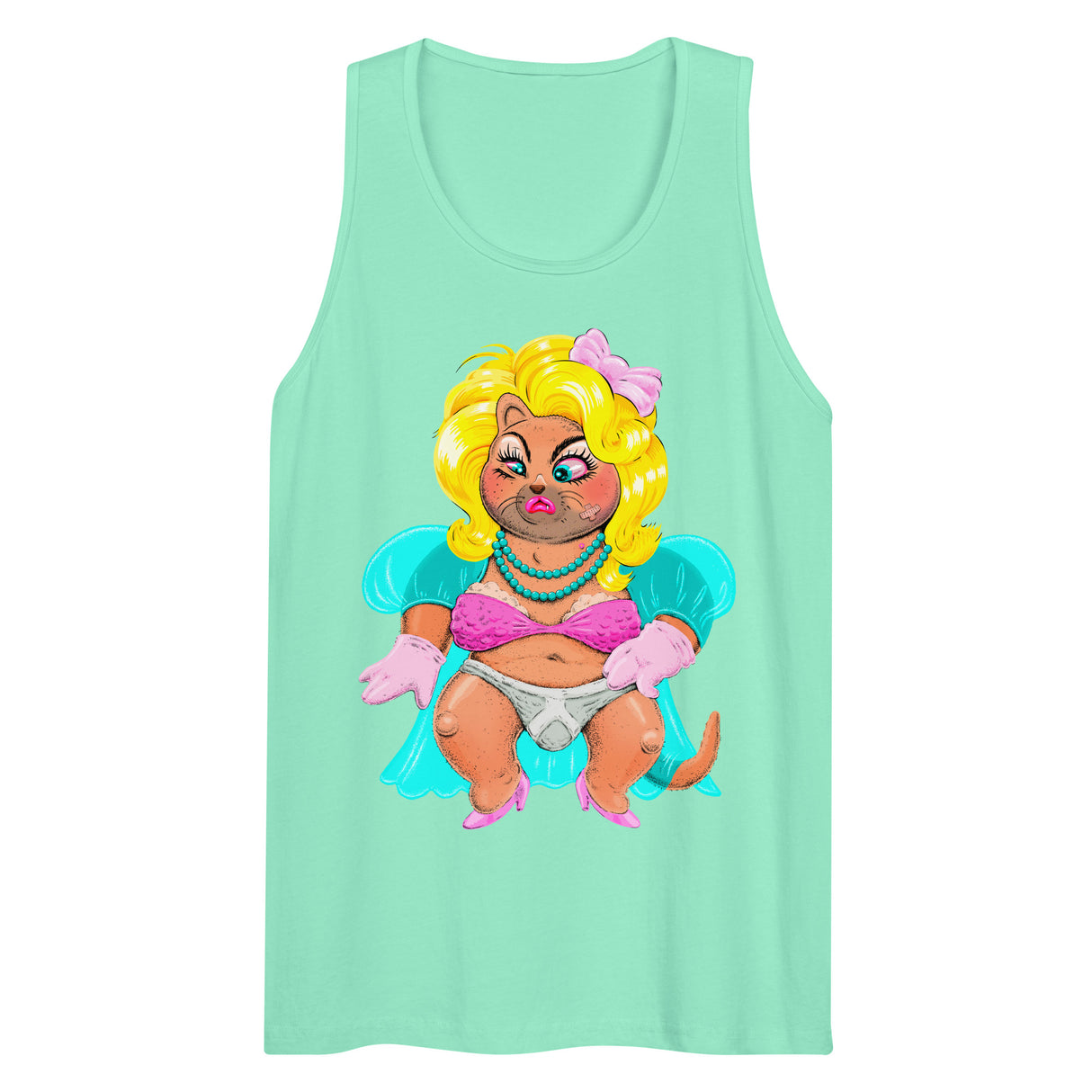 Look What the Cat Dragged In (Tank Top)-Tank Top-Swish Embassy