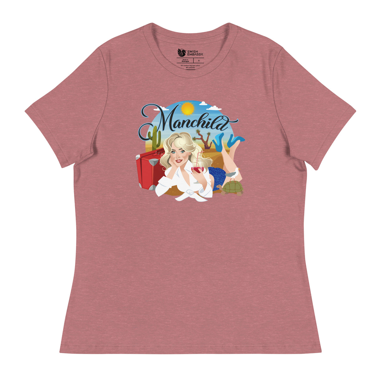Manchild (Women's Relaxed T-Shirt)-Women's T-Shirts-Swish Embassy