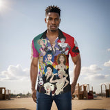 Material Girl (Button Shirt)-Button Shirt-Swish Embassy