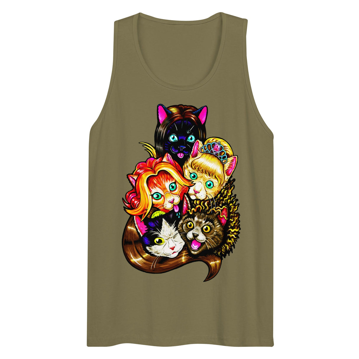 Meow Tell Me What You Want (Tank Top)-Tank Top-Swish Embassy