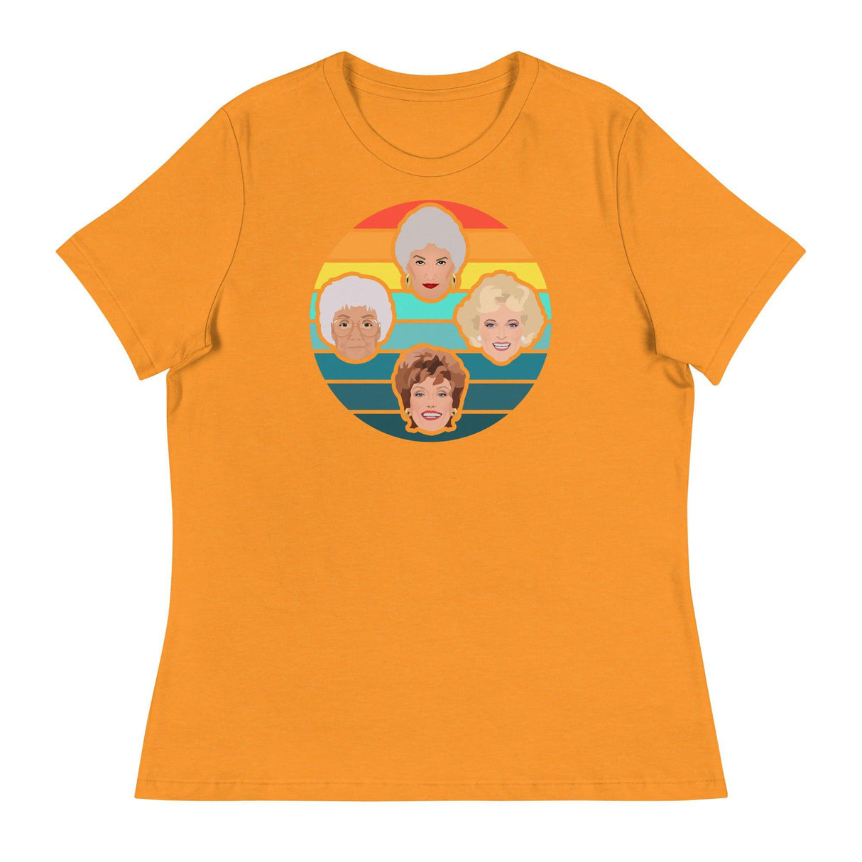 Miami Sunset (Women's Relaxed T-Shirt)-Women's T-Shirts-Swish Embassy