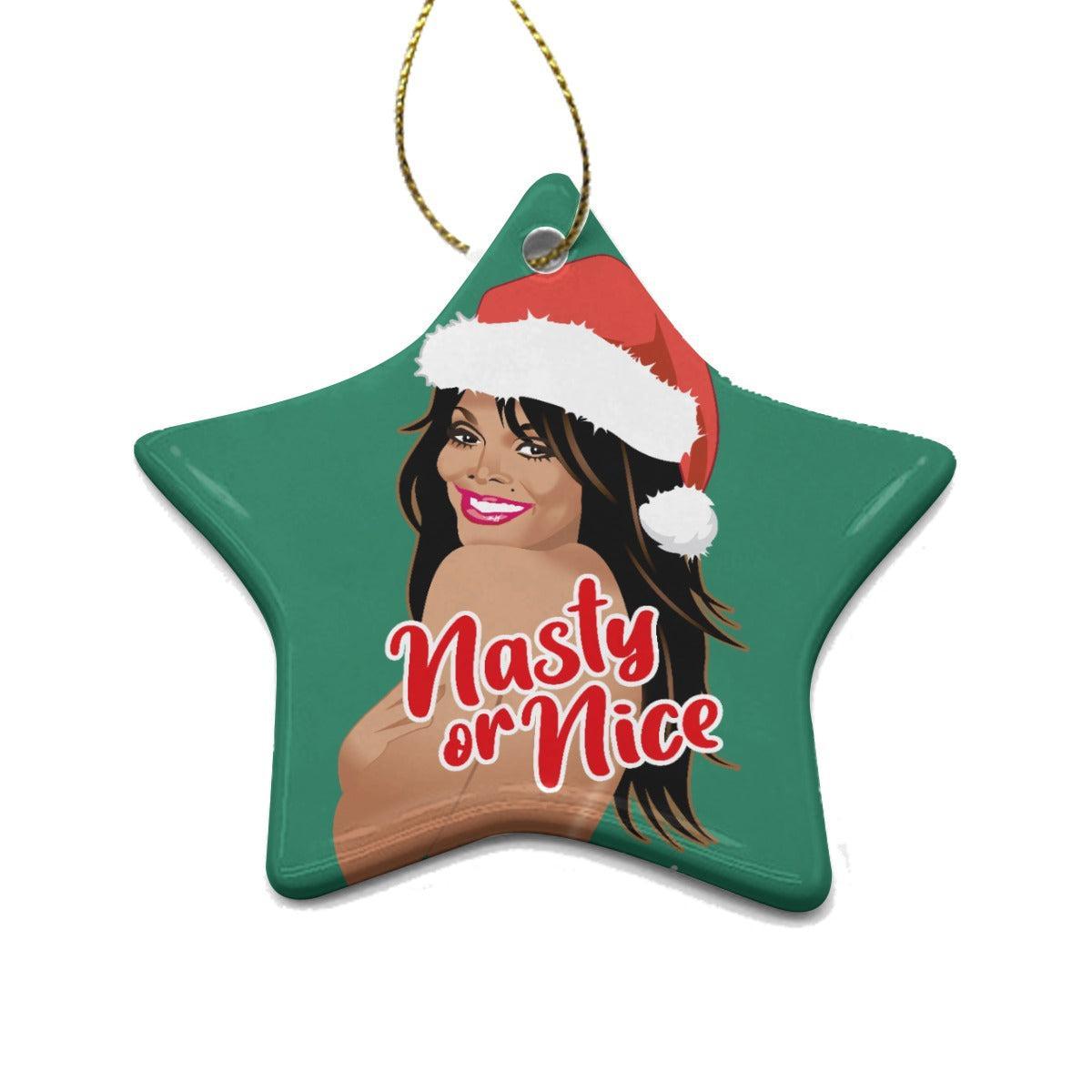 Nasty or Nice (Ceramic Holiday Keepsake)-Ceramic Holiday Keepsake-Swish Embassy