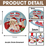 Naughty Not Nice (Ceramic Holiday Keepsake)-Ceramic Holiday Keepsake-Swish Embassy