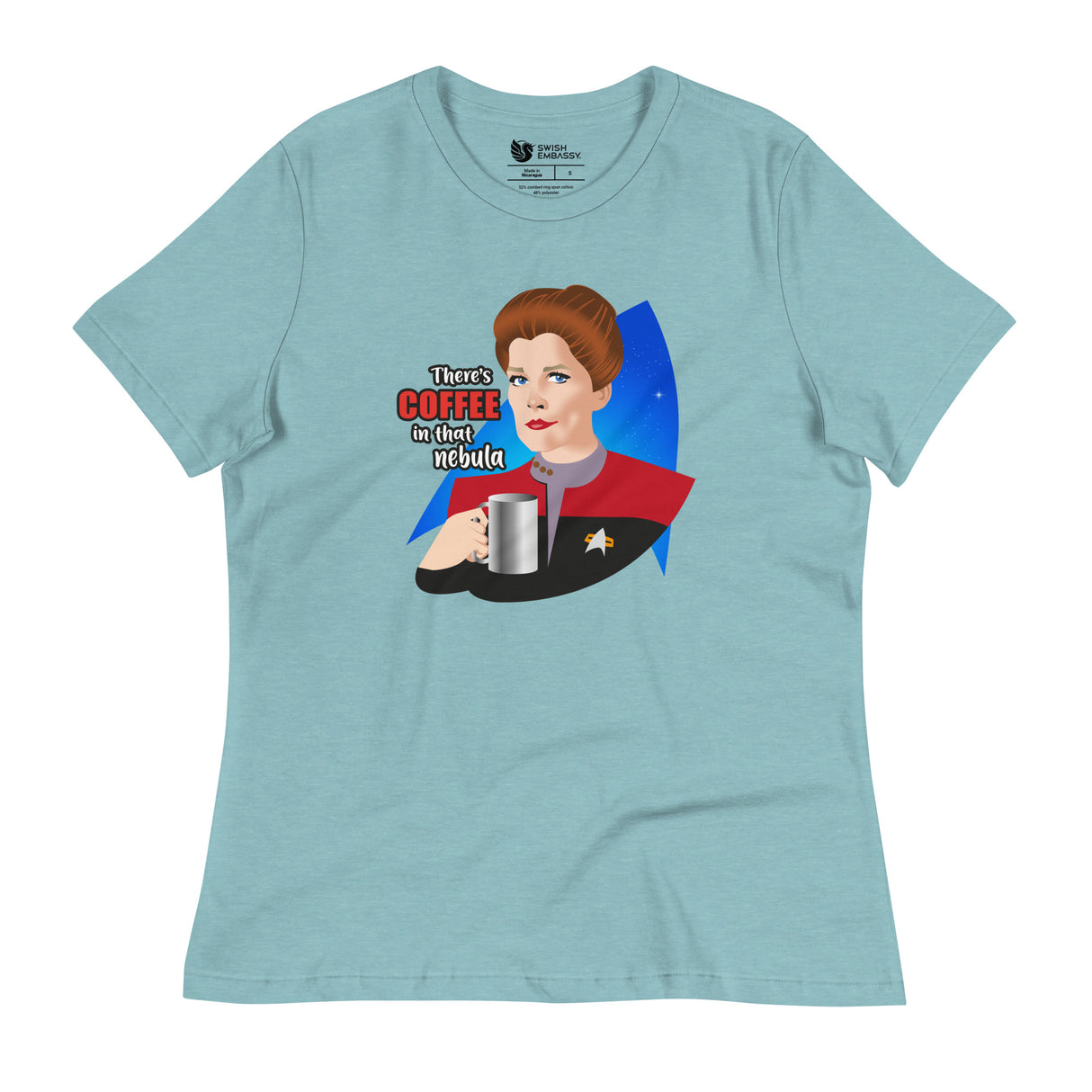 Nebula (Women's Relaxed T-Shirt)-Women's T-Shirts-Swish Embassy