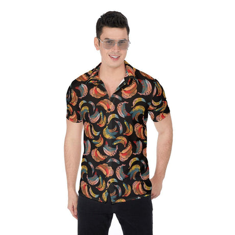 Nocturnal Banana (Button Shirt)-Button Shirt-Swish Embassy