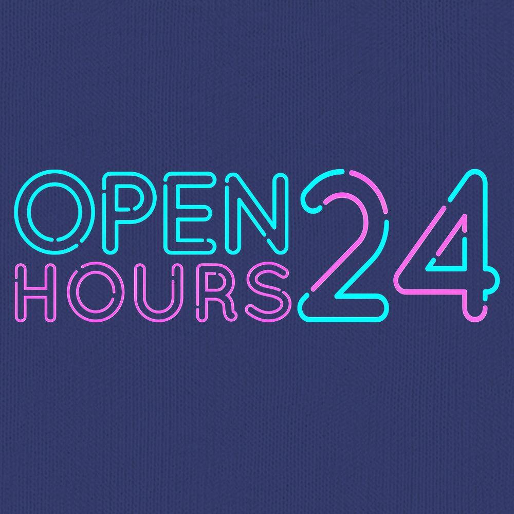 Open 24 Hours-T-Shirts-Swish Embassy