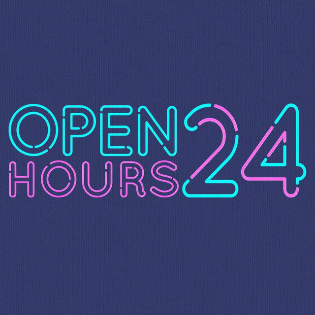 Open 24 Hours-T-Shirts-Swish Embassy