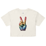 Peace and Pride (Crop Top)-Crop Top-Swish Embassy