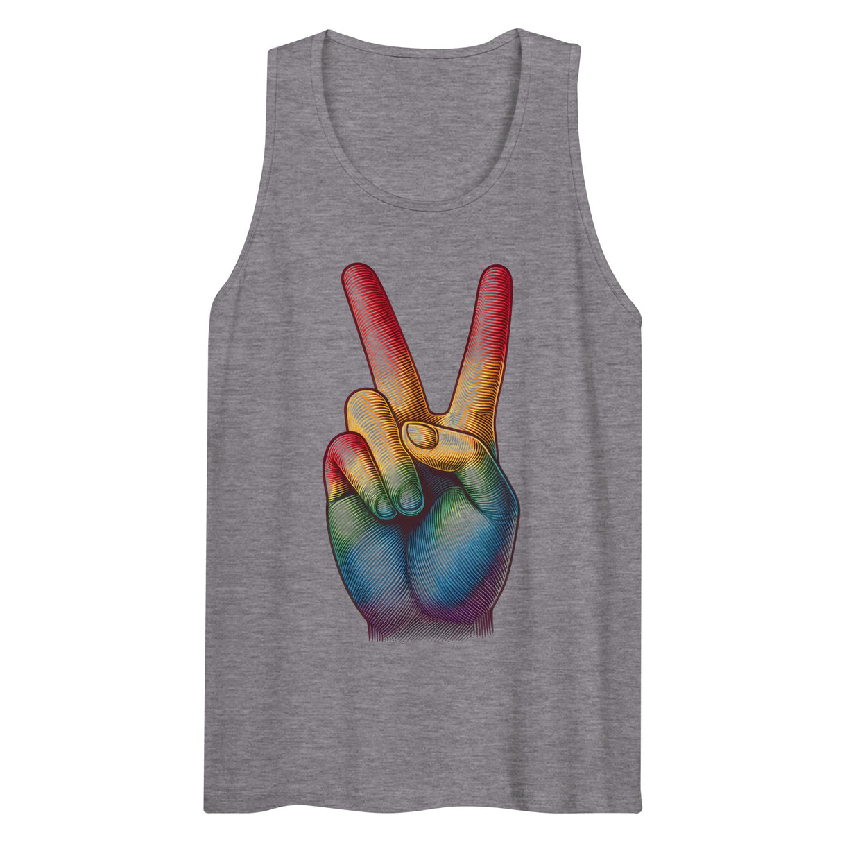Peace and Pride (Tank Top)-Tank Top-Swish Embassy