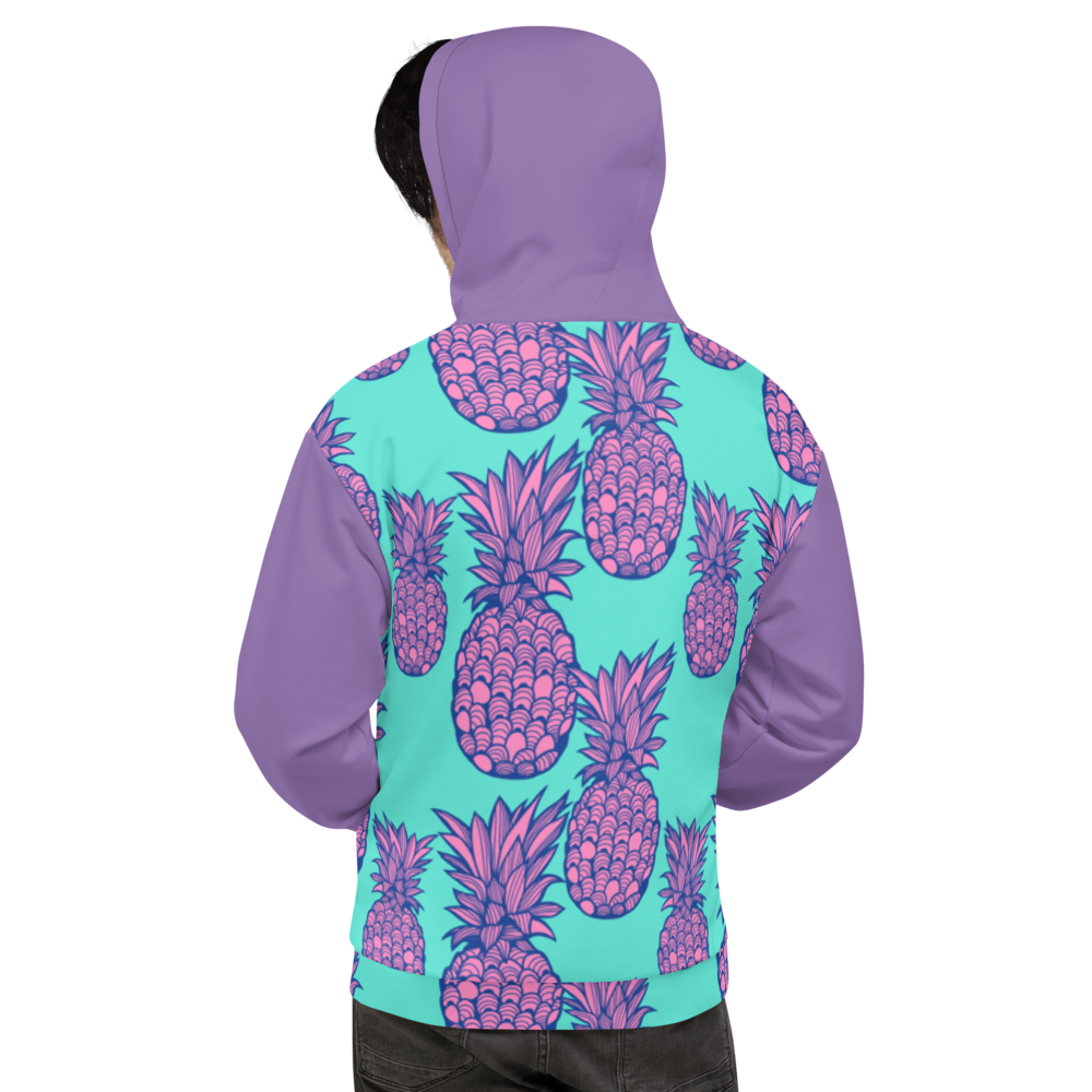 Pineapple Princess (Allover Hoodie)-Allover Hoodie-Swish Embassy