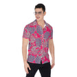 Pink Paisley Club (Button Shirt)-Button Shirt-Swish Embassy
