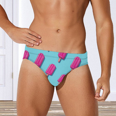 Pink Popsicle (Swim Briefs)-Swim Briefs-Swish Embassy