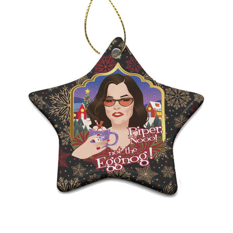 Piper Eggnog (Ceramic Holiday Keepsake)-Ceramic Holiday Keepsake-Swish Embassy