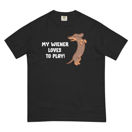Playful Wiener (Boxy Tee)-Boxy T-Shirt-Swish Embassy