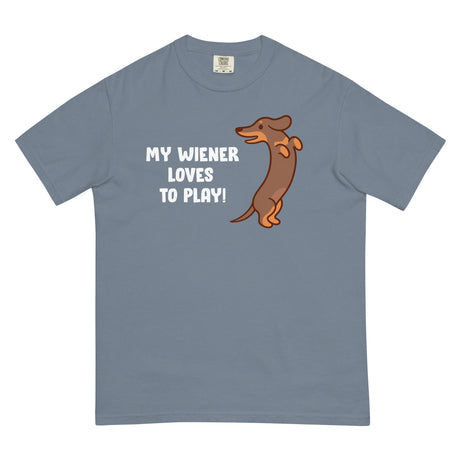 Playful Wiener (Boxy Tee)-Boxy T-Shirt-Swish Embassy