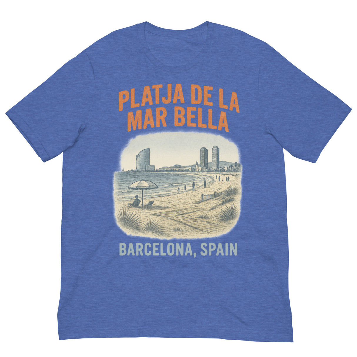 Playja de la Mar Bella-T-Shirts-Swish Embassy