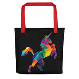 Polygon Unicorn (Tote bag)-Bags-Swish Embassy