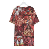 Pop Boys Red (Allover T-Shirt)-Allover T-Shirt-Swish Embassy
