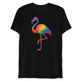 Pride Flamingo (Triblend)-Triblend T-Shirt-Swish Embassy