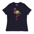 Pride Flamingo (Women's Relaxed T-Shirt)-Women's T-Shirts-Swish Embassy